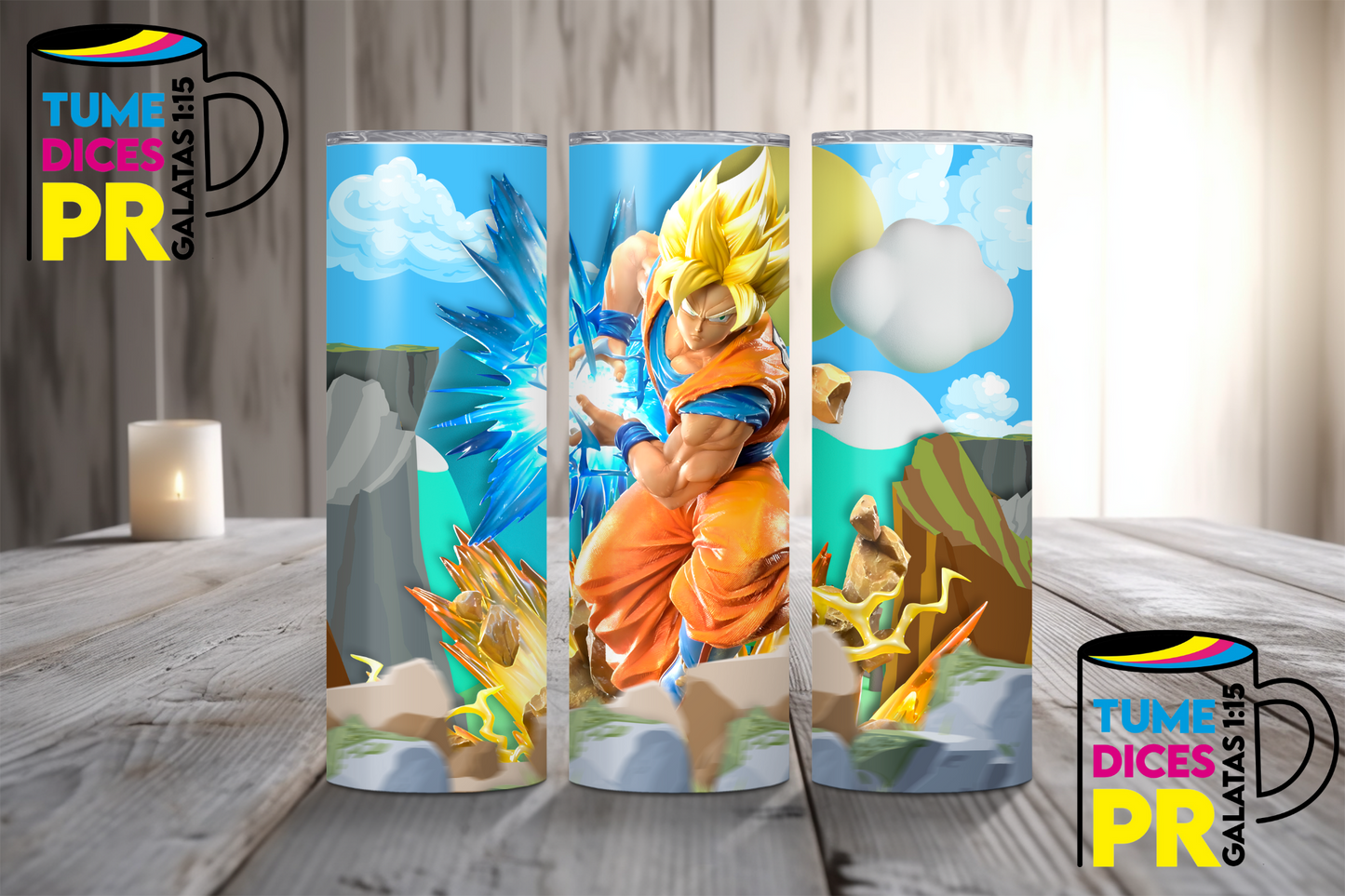 ANIME Skinny Tumbler