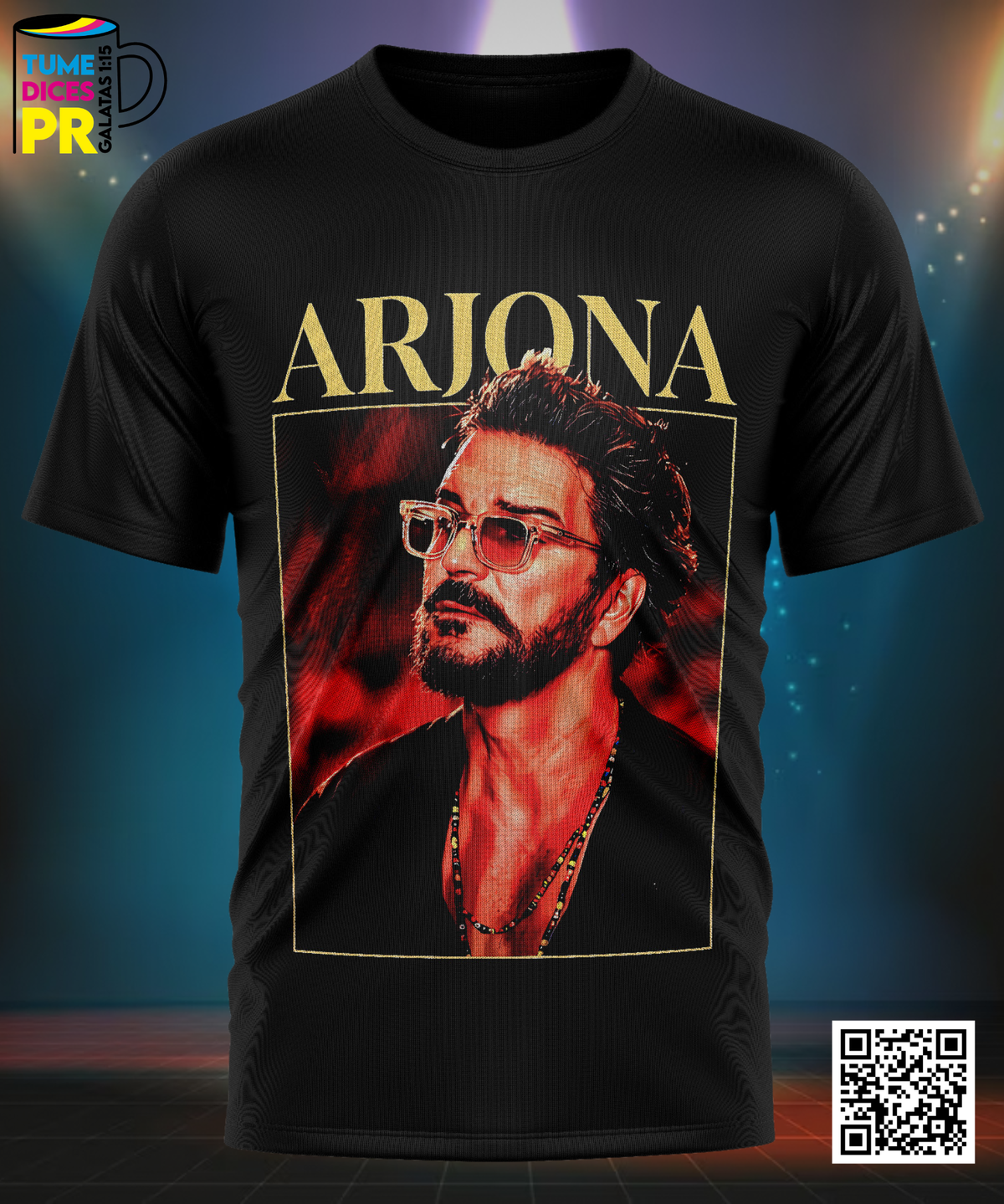 Camiseta ARJONA | Algodón y poliéster | Tallas S–XL