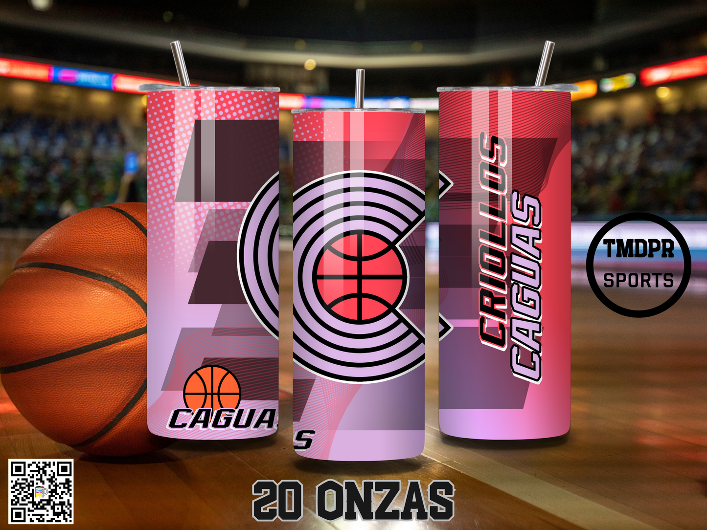 BSN Basketball Skinny Tumbler