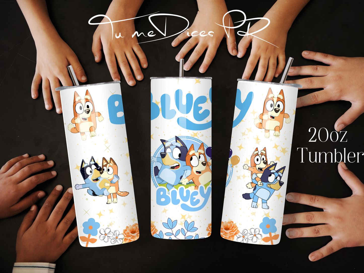 BLUEY Skinny Tumbler