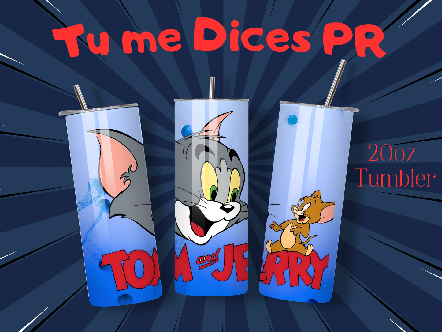 Tom & Jerry Skinny Tumbler