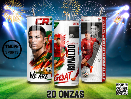 CRISTIANO RONALDO Skinny Tumblers