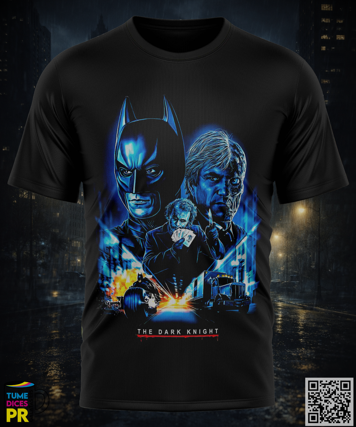 Camiseta Batman | Algodón y poliéster | Tallas S–XL