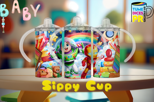 Sippy Cup Toy Story 12 oz | Acero inoxidable | Con sorbeto