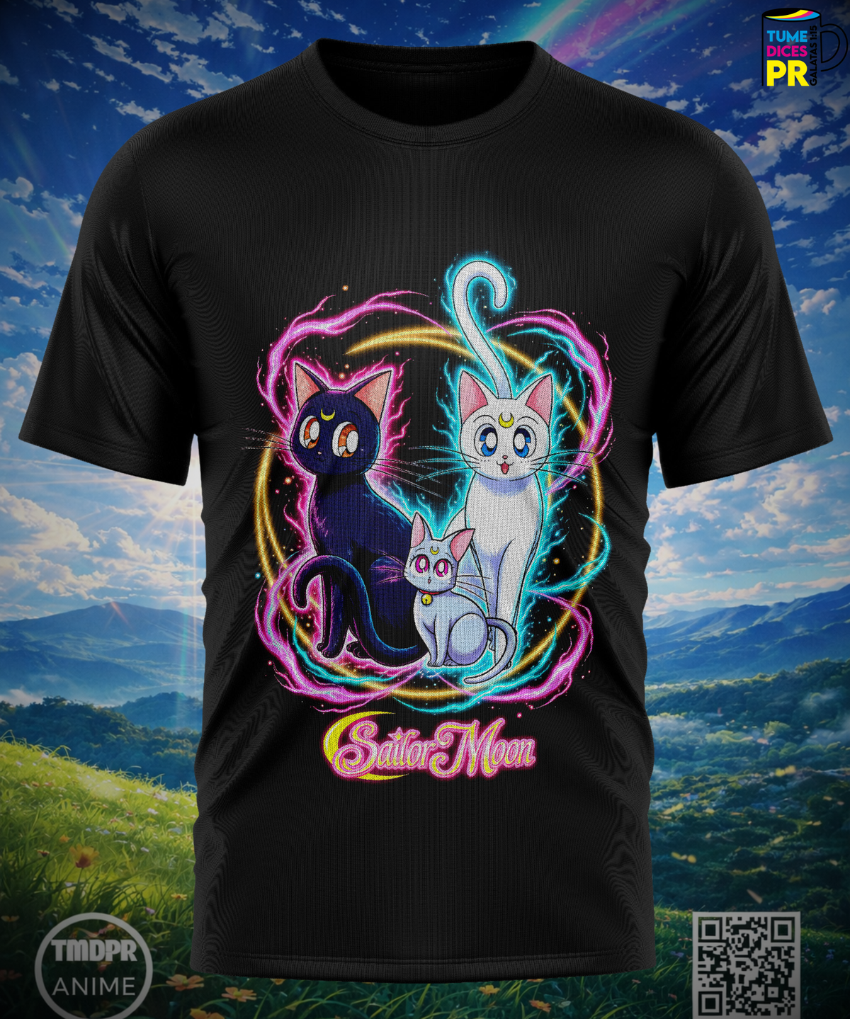 Camiseta SAILOR MOON | Algodón y poliéster | Tallas S–XL
