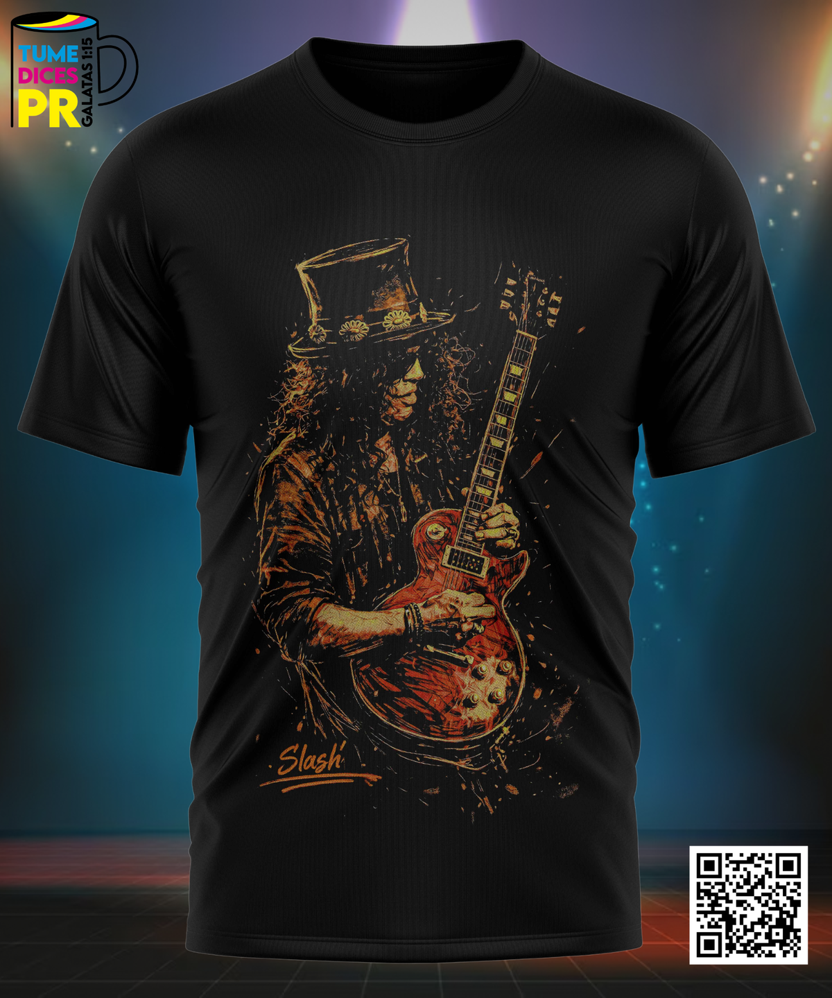 Camiseta SLASH | Algodón y poliéster | Tallas S–XL
