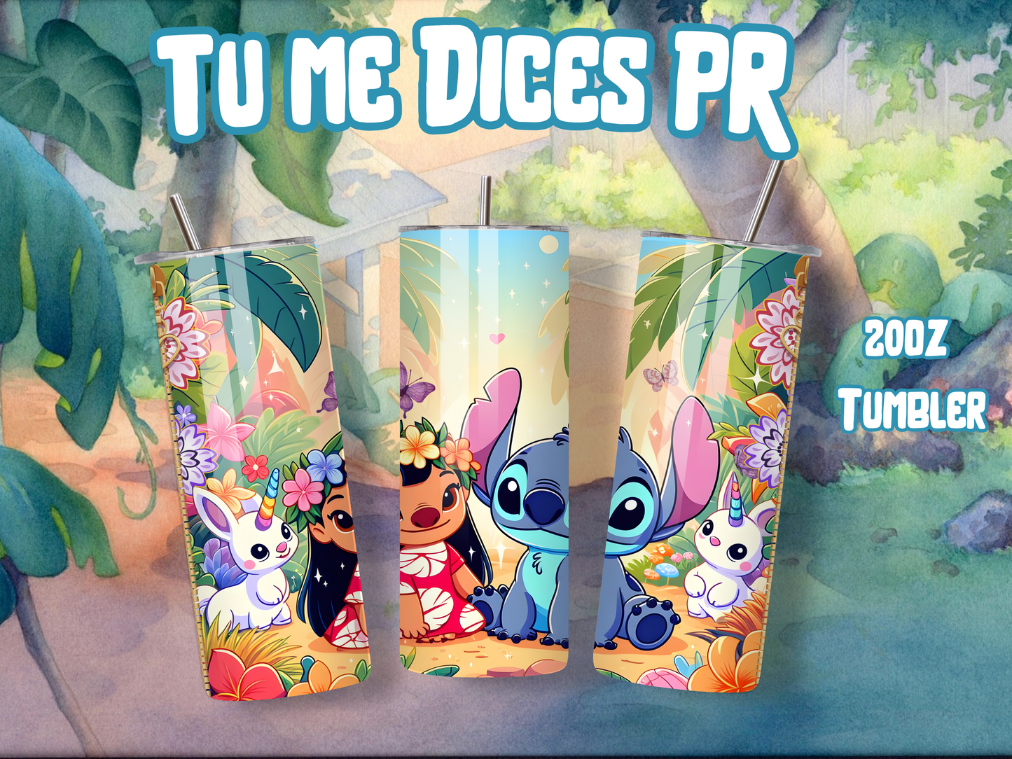LILO & STITCH 2 Skinny Tumbler