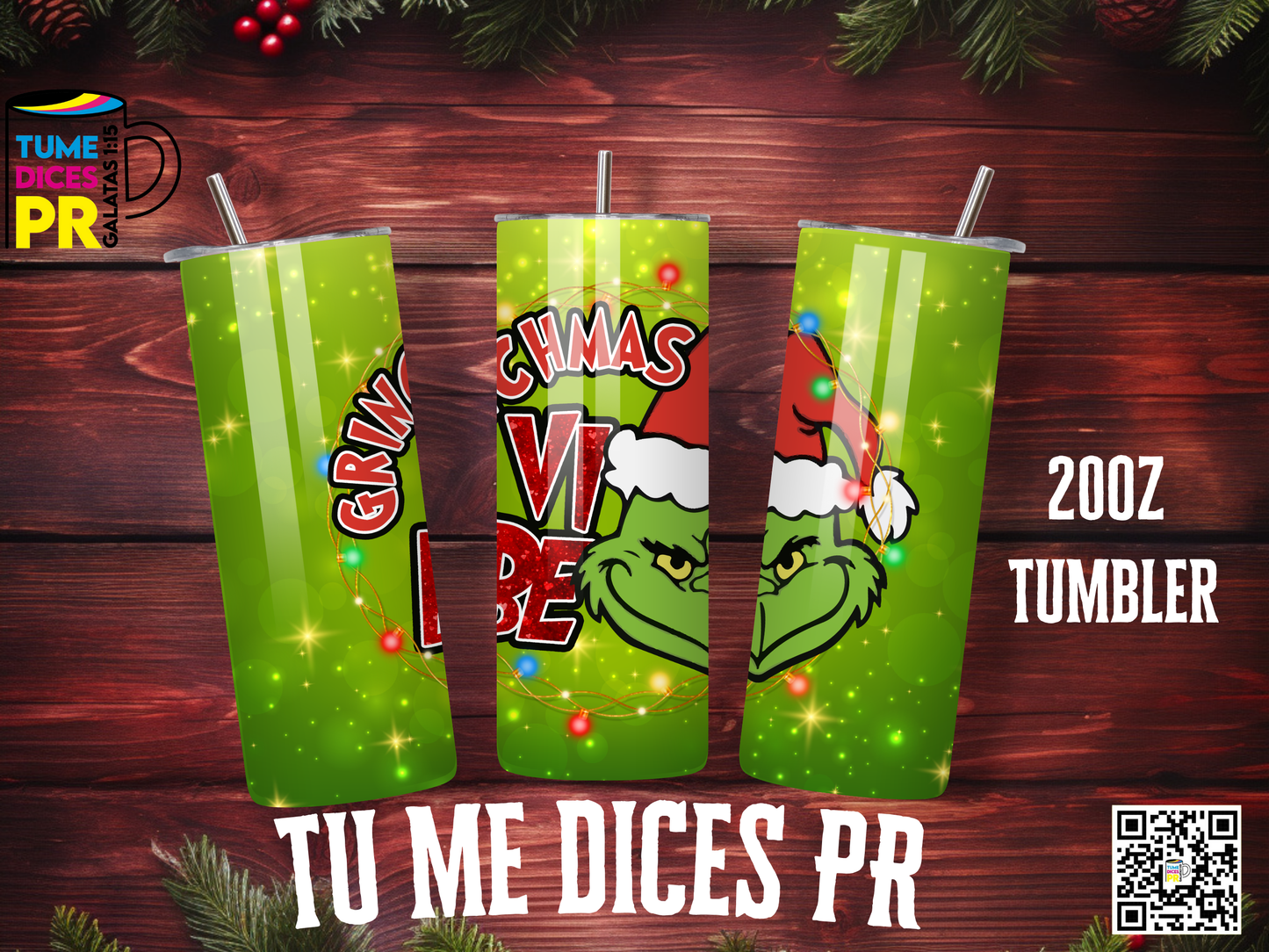NAVIDAD 3 Skinny Tumbler