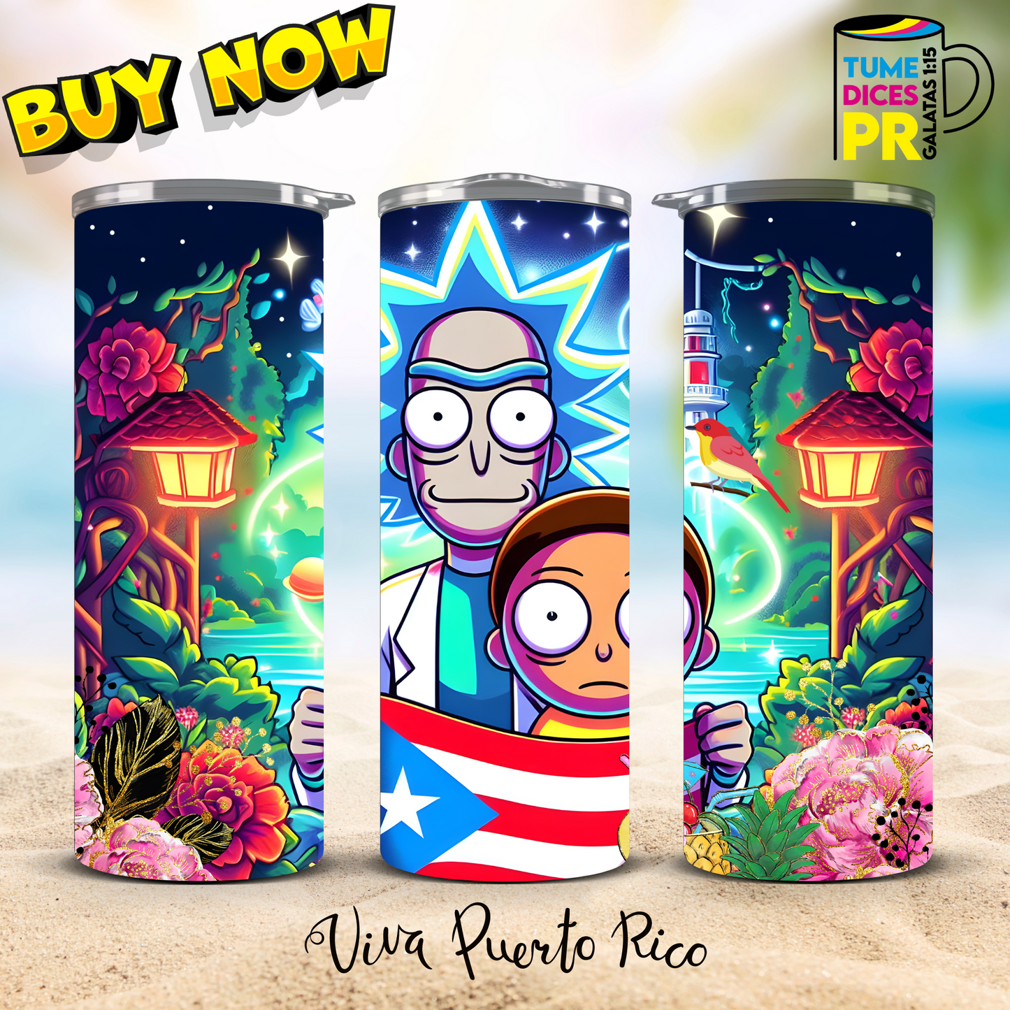 PUERTO RICO 2 Skinny Tumbler