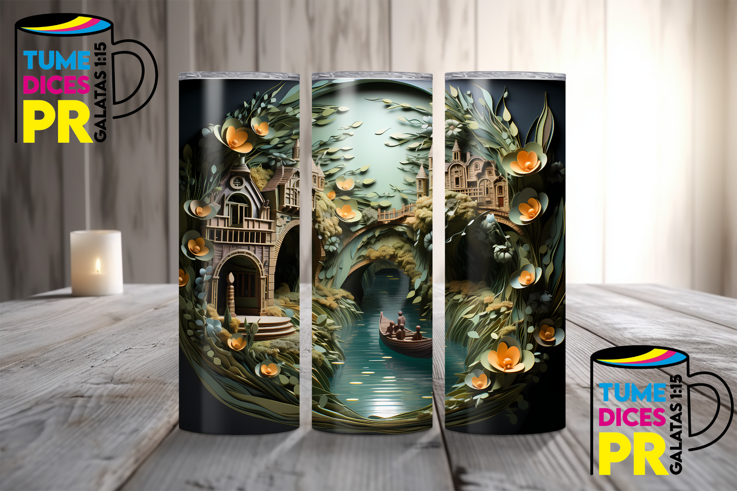 PAISAJES 2 Skinny Tumbler