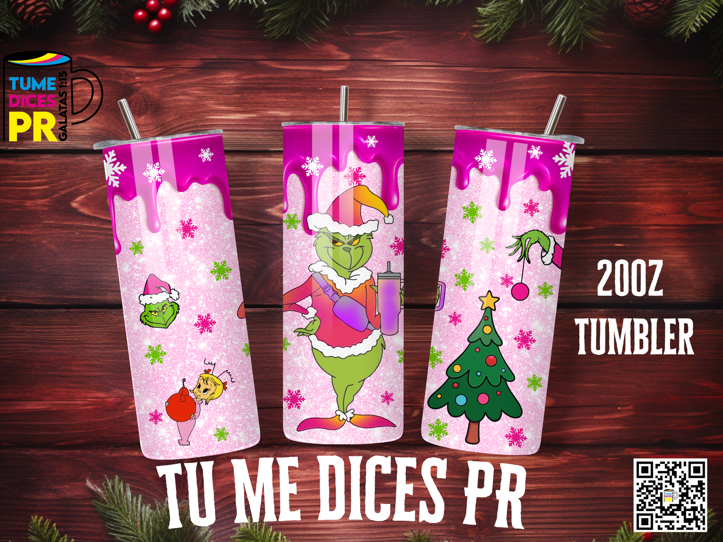 NAVIDAD 3 Skinny Tumbler