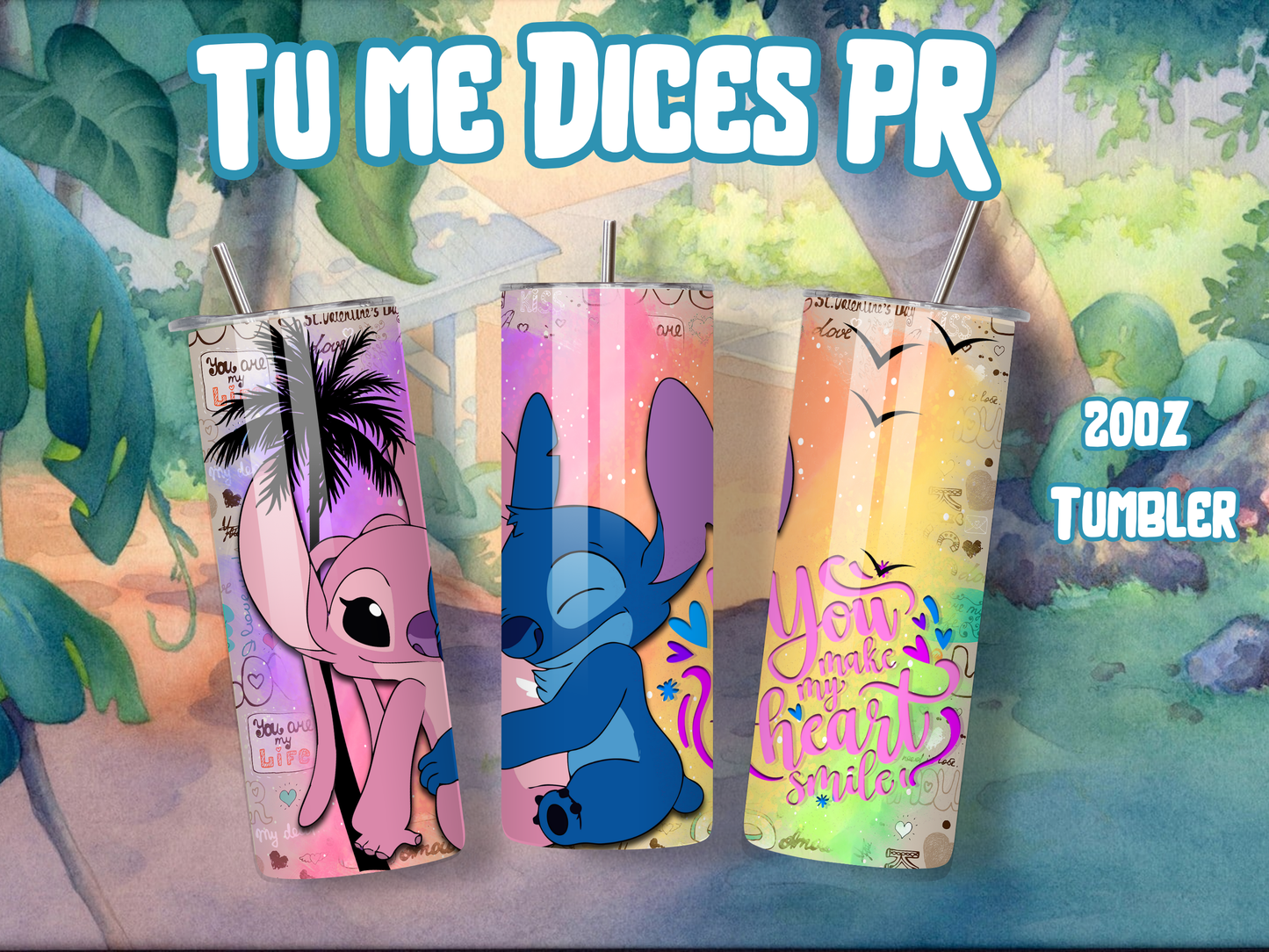 LILO & STITCH 2 Skinny Tumbler