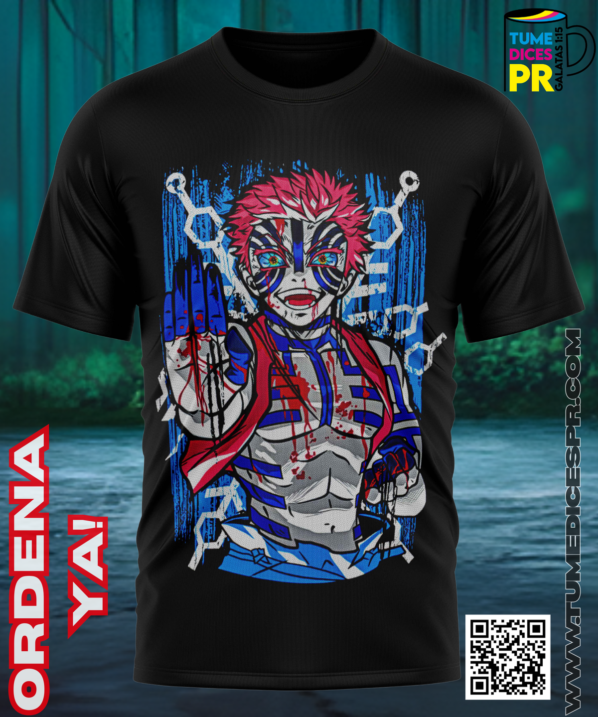 Camiseta DEMON SLAYER 2 | Algodón y poliéster | Tallas S–XL