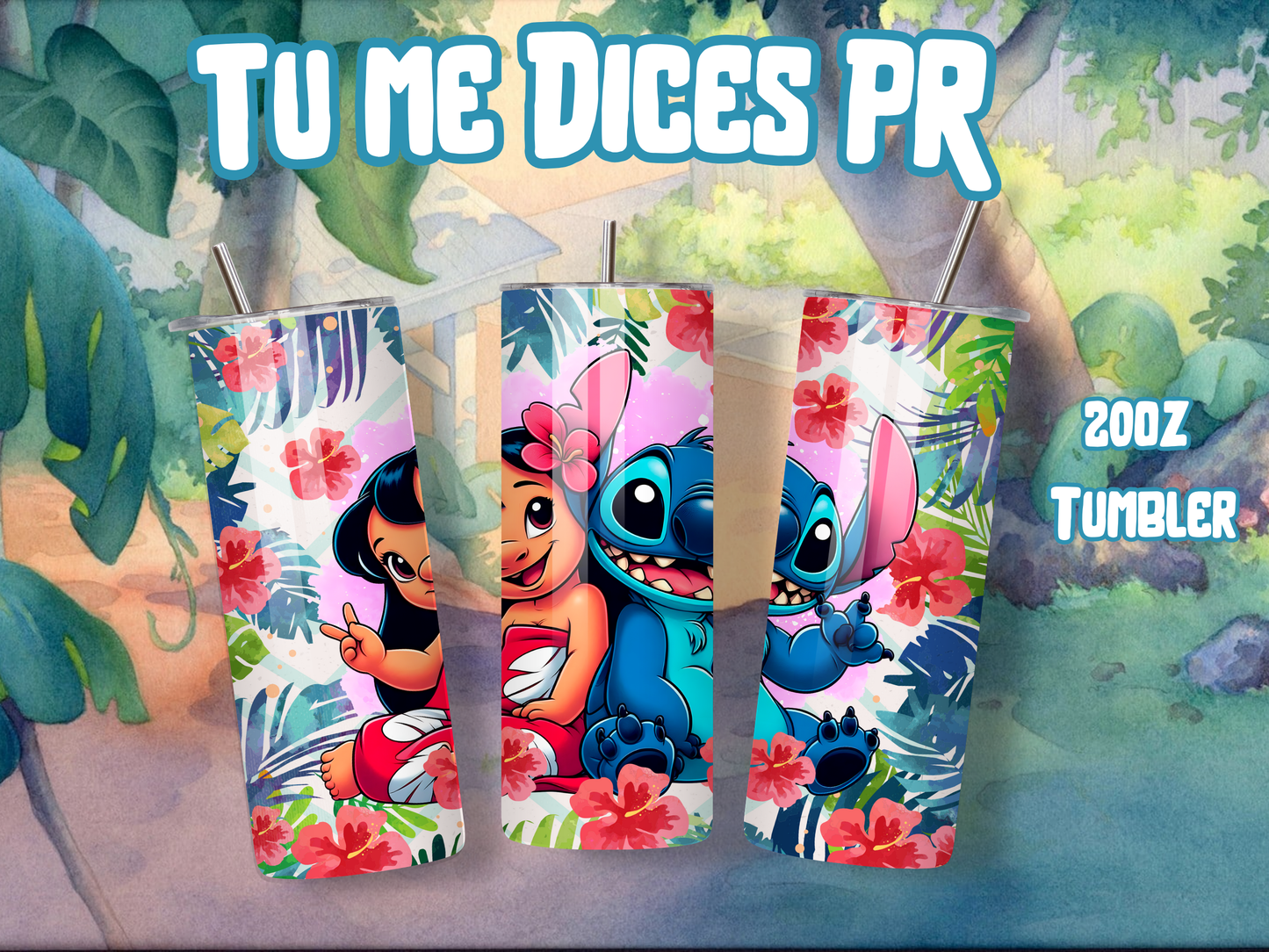 LILO & STITCH 2 Skinny Tumbler