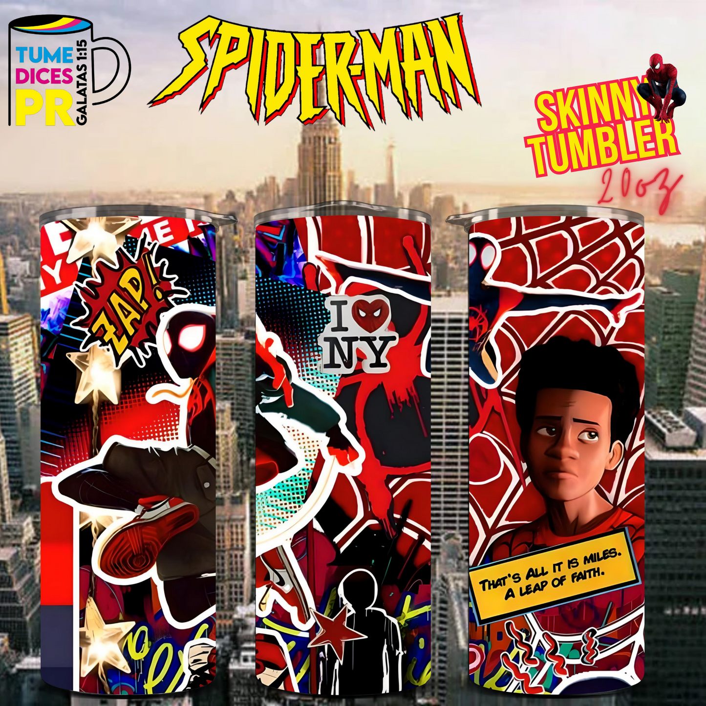 SPIDERMAN 2 Skinny Tumbler