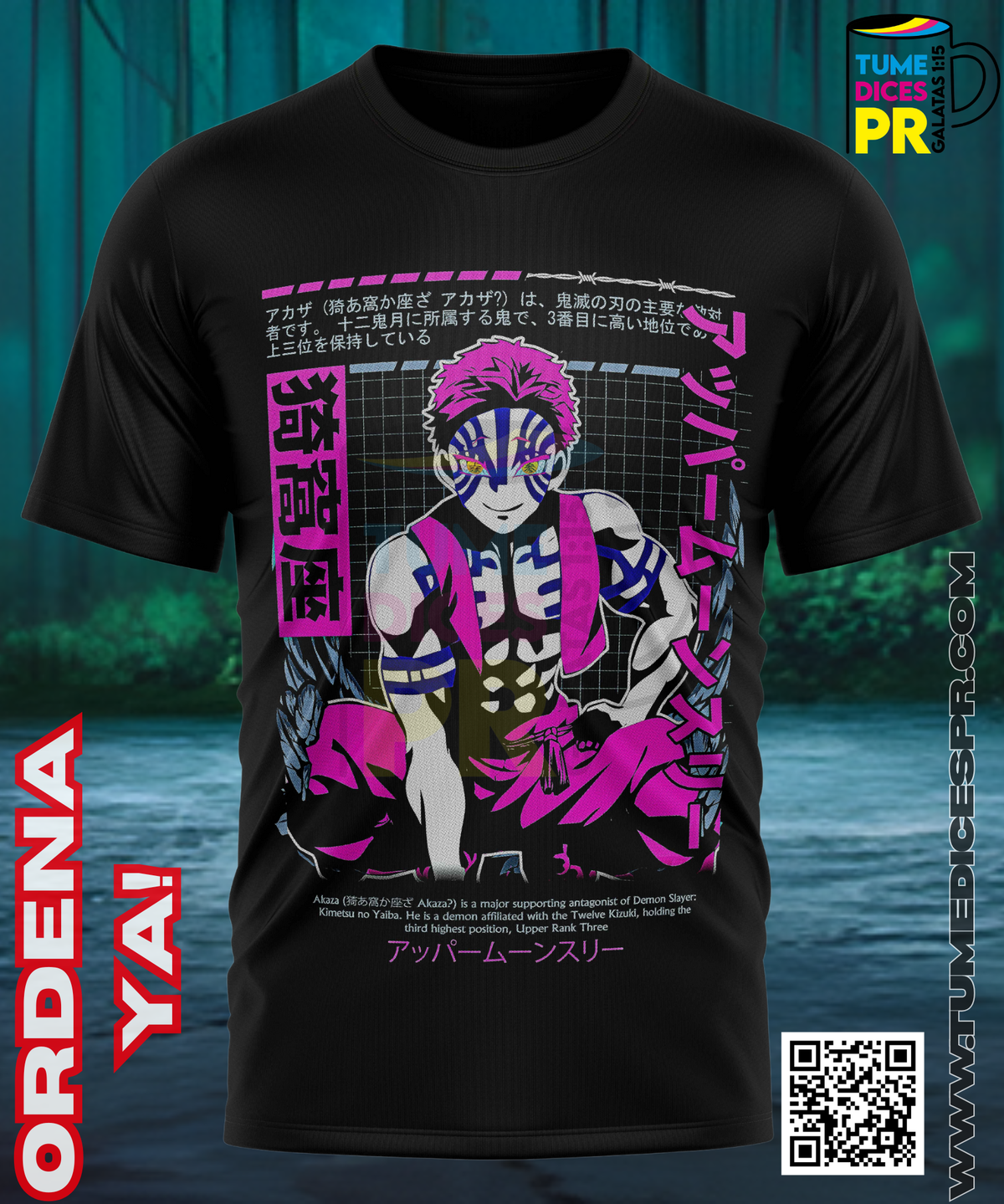 Camiseta DEMON SLAYER 2 | Algodón y poliéster | Tallas S–XL