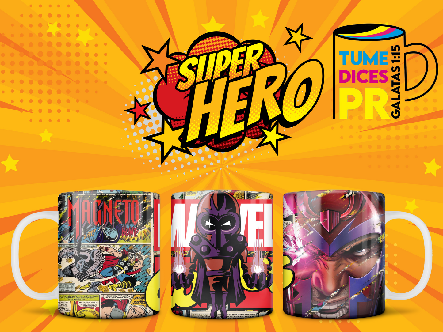 Taza Super Heroes 2