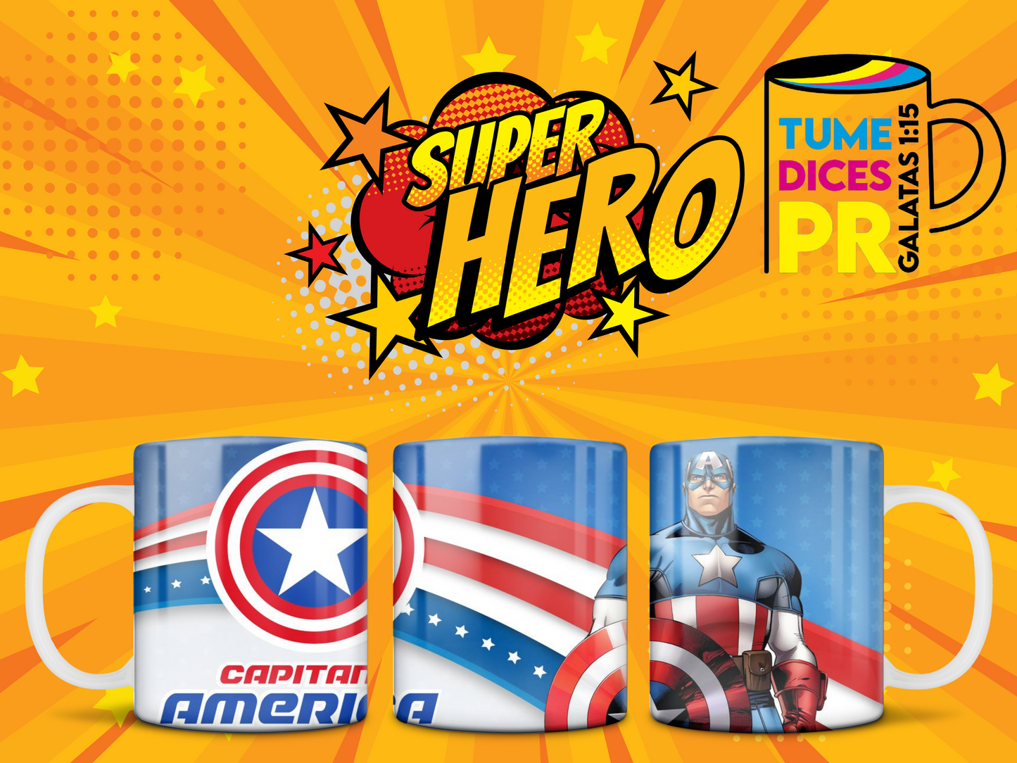 Taza Super Heroes 2