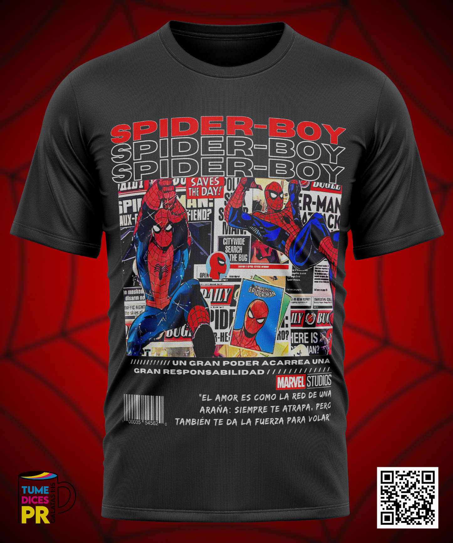 SPIDERMAN 2 Camisetas