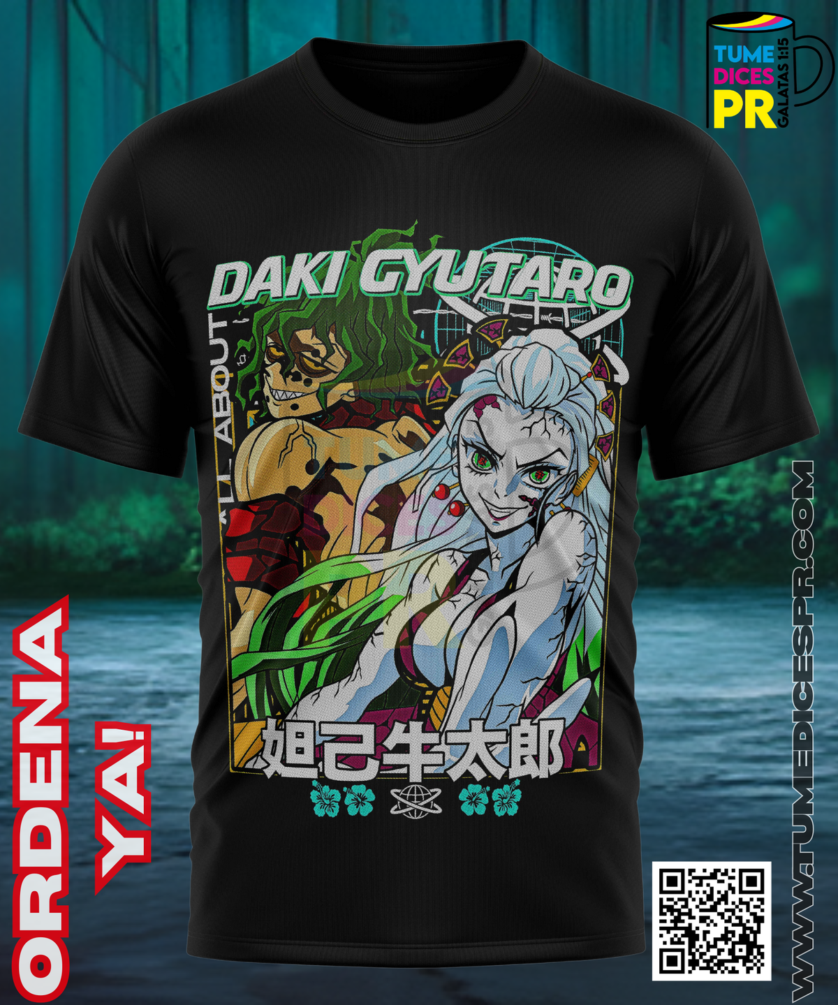 Camiseta DEMON SLAYER 2 | Algodón y poliéster | Tallas S–XL