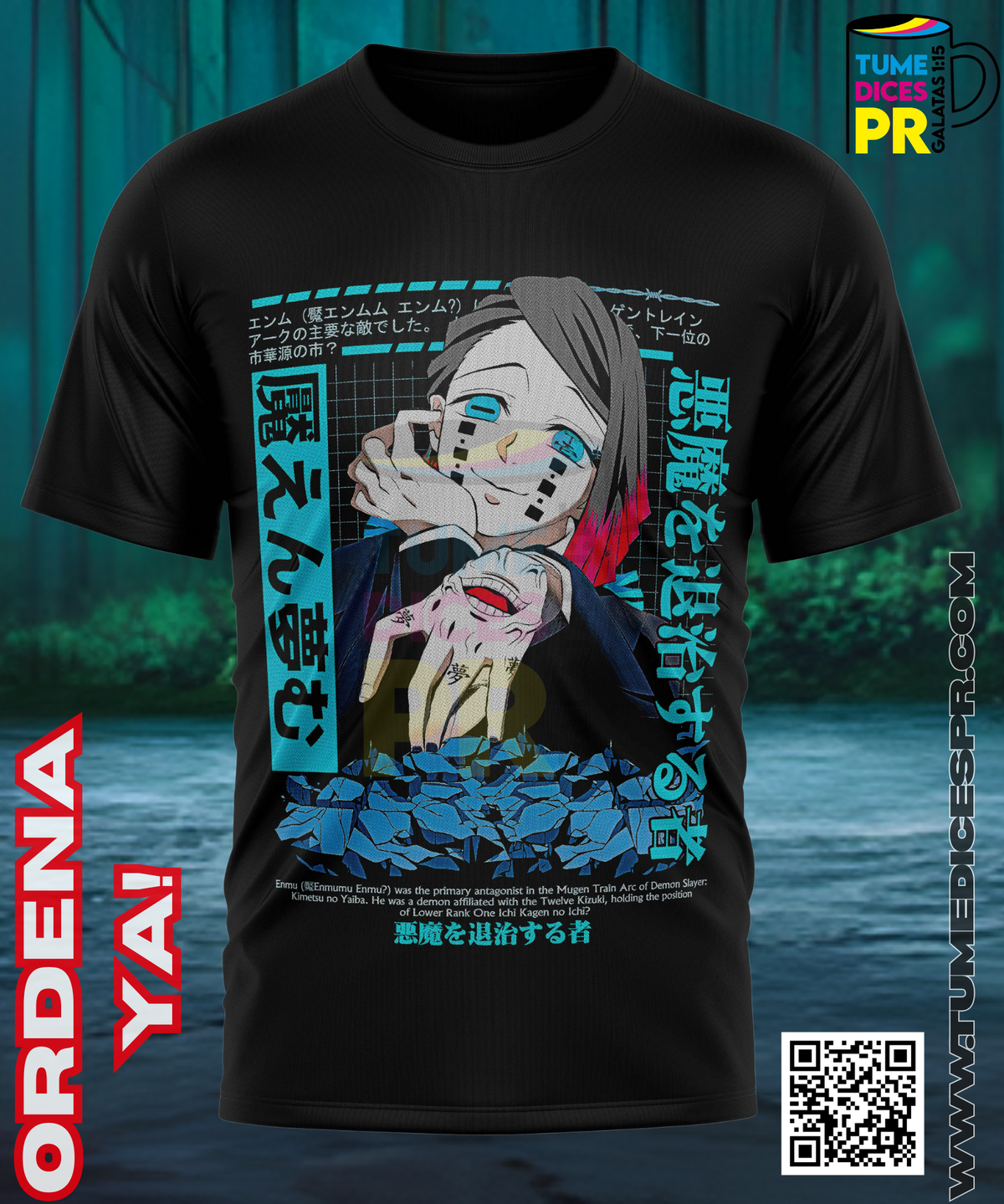 Camiseta DEMON SLAYER 2 | Algodón y poliéster | Tallas S–XL