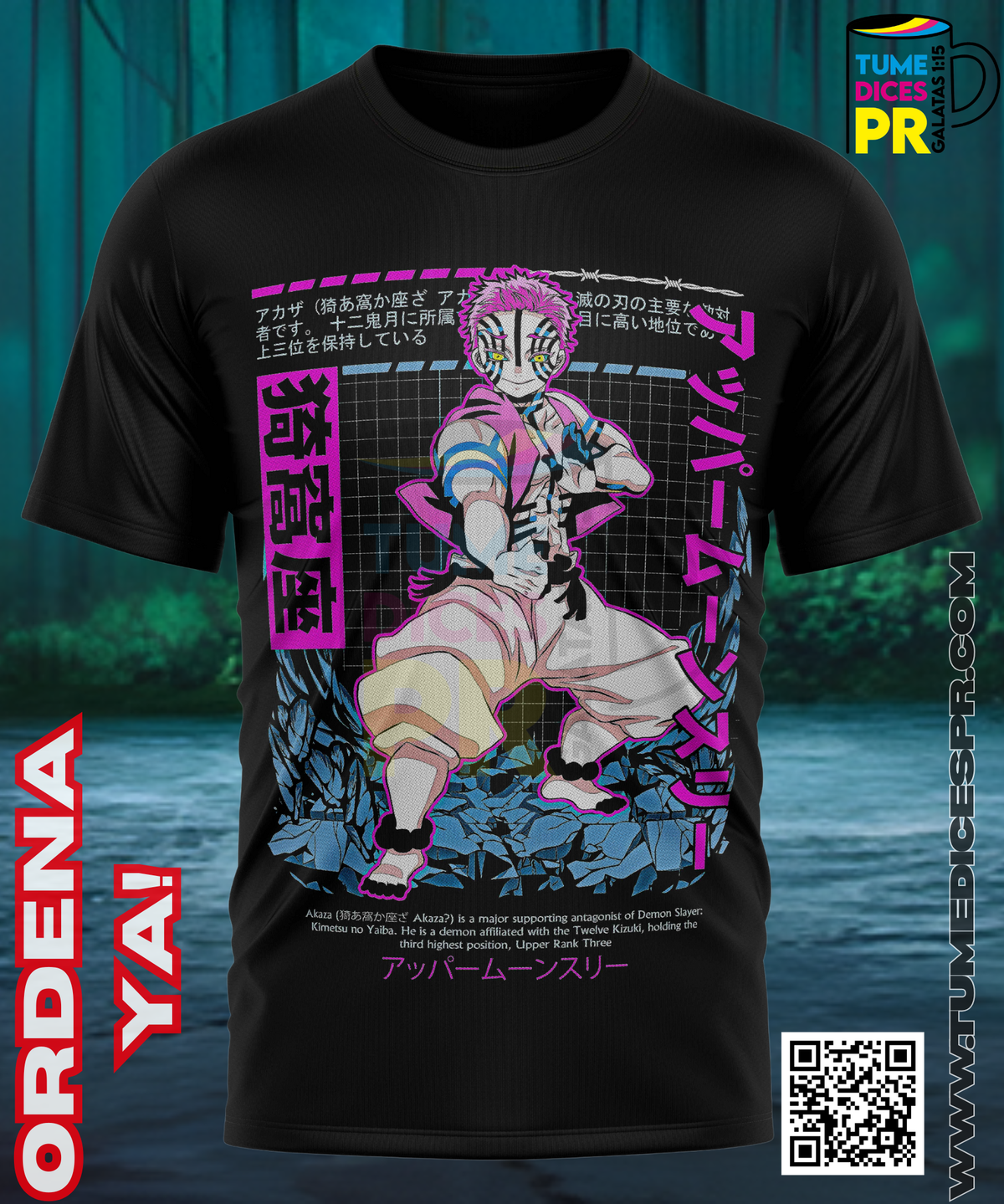 Camiseta DEMON SLAYER 2 | Algodón y poliéster | Tallas S–XL