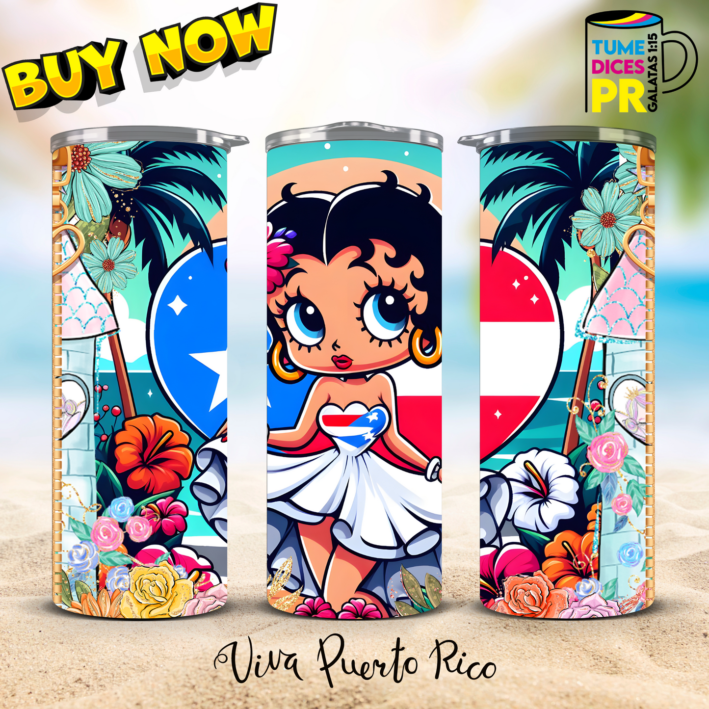 PUERTO RICO 2 Skinny Tumbler