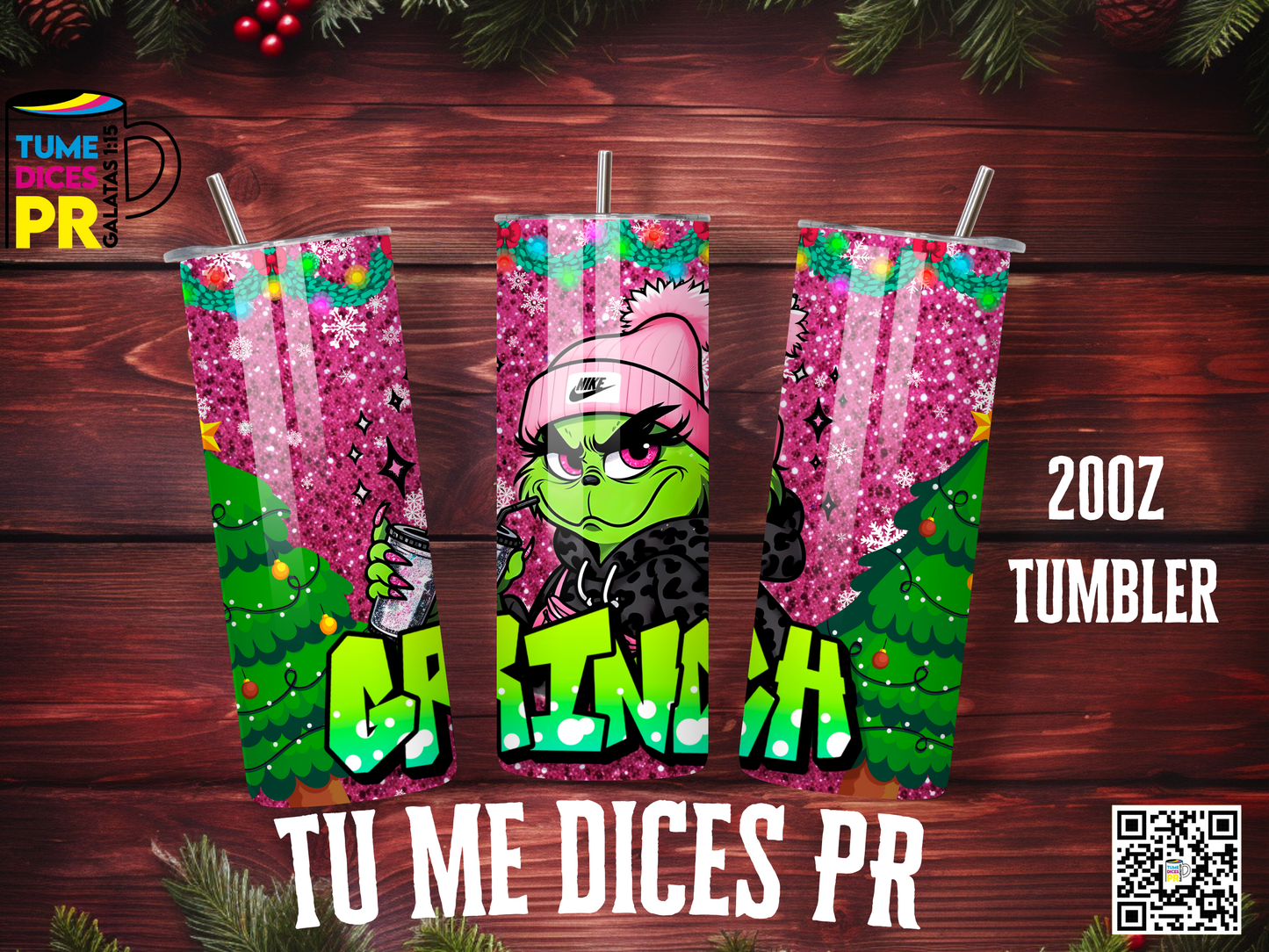 NAVIDAD 3 Skinny Tumbler