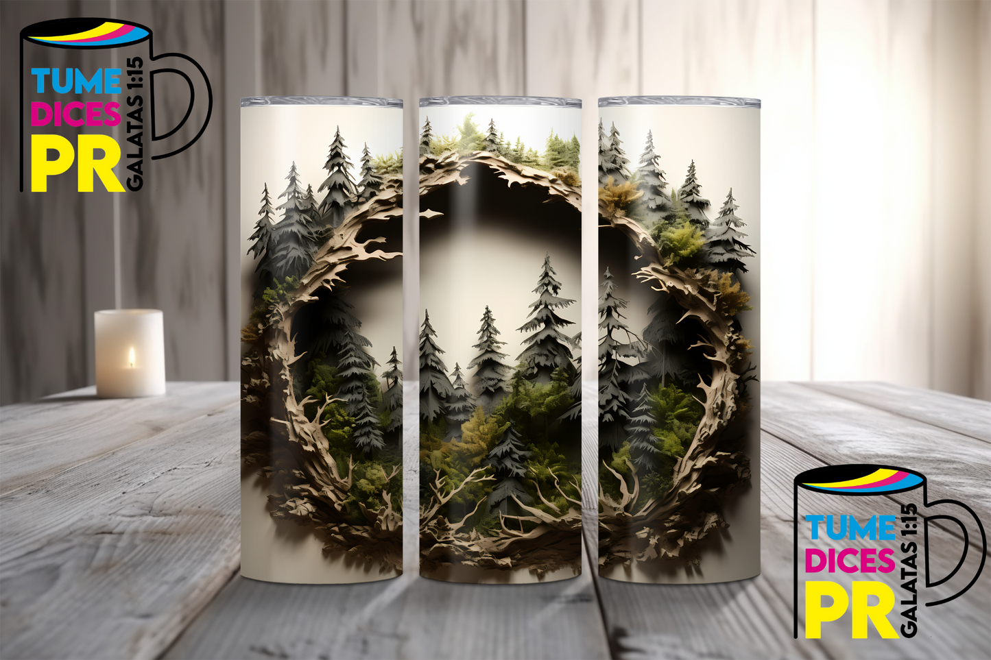 PAISAJES 2 Skinny Tumbler