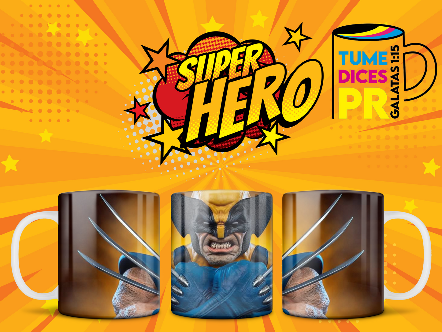Taza Super Heroes 2