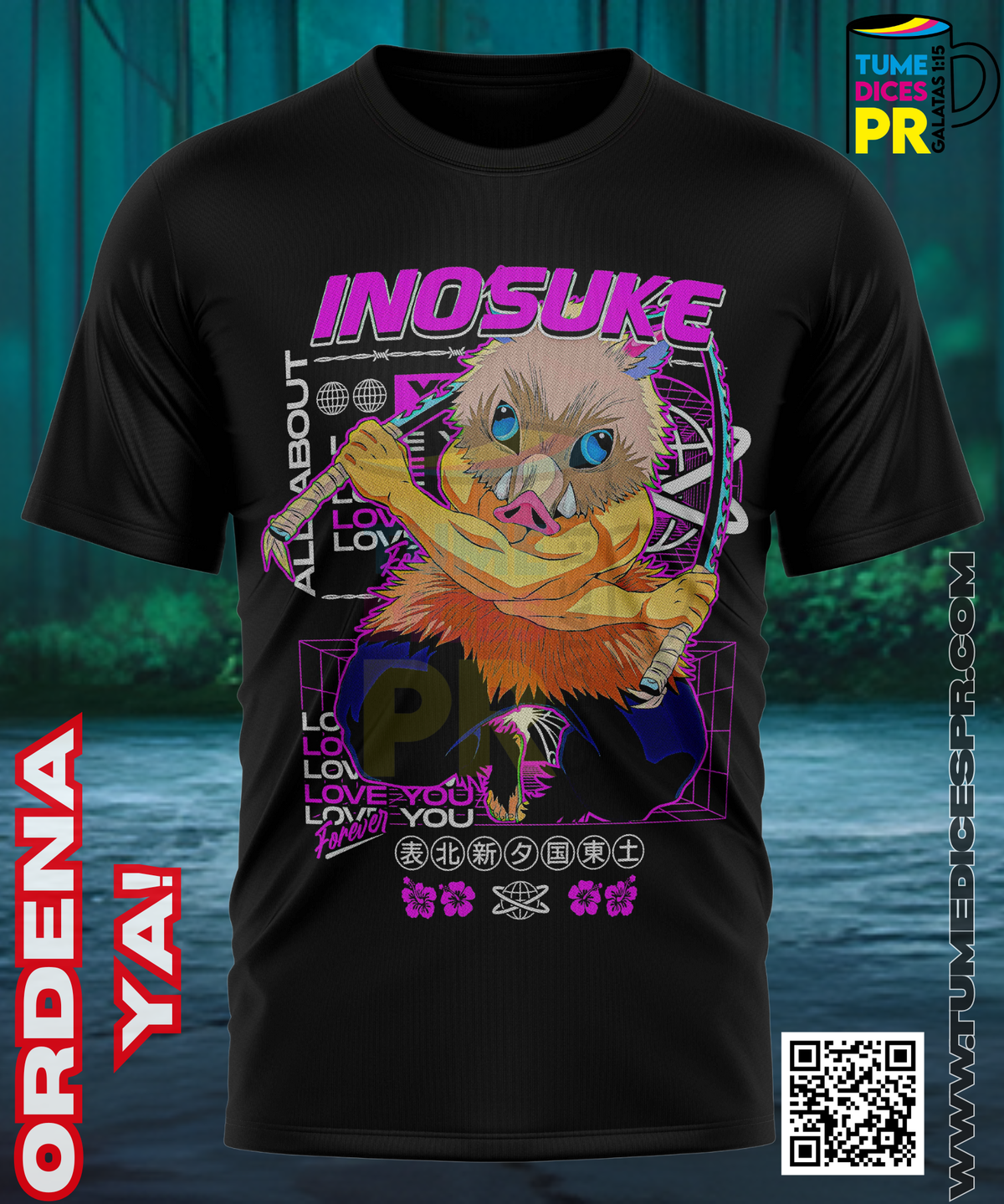 Camiseta DEMON SLAYER 2 | Algodón y poliéster | Tallas S–XL