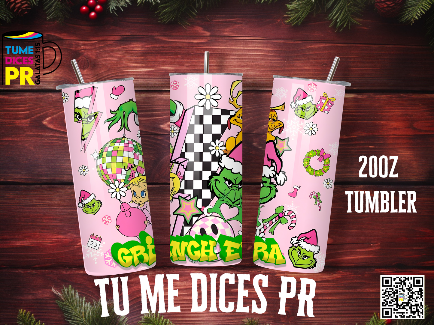 NAVIDAD 3 Skinny Tumbler