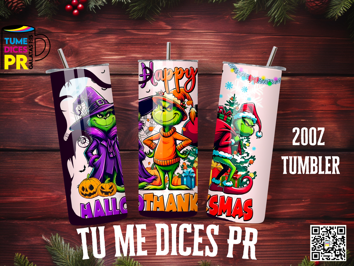 NAVIDAD 3 Skinny Tumbler
