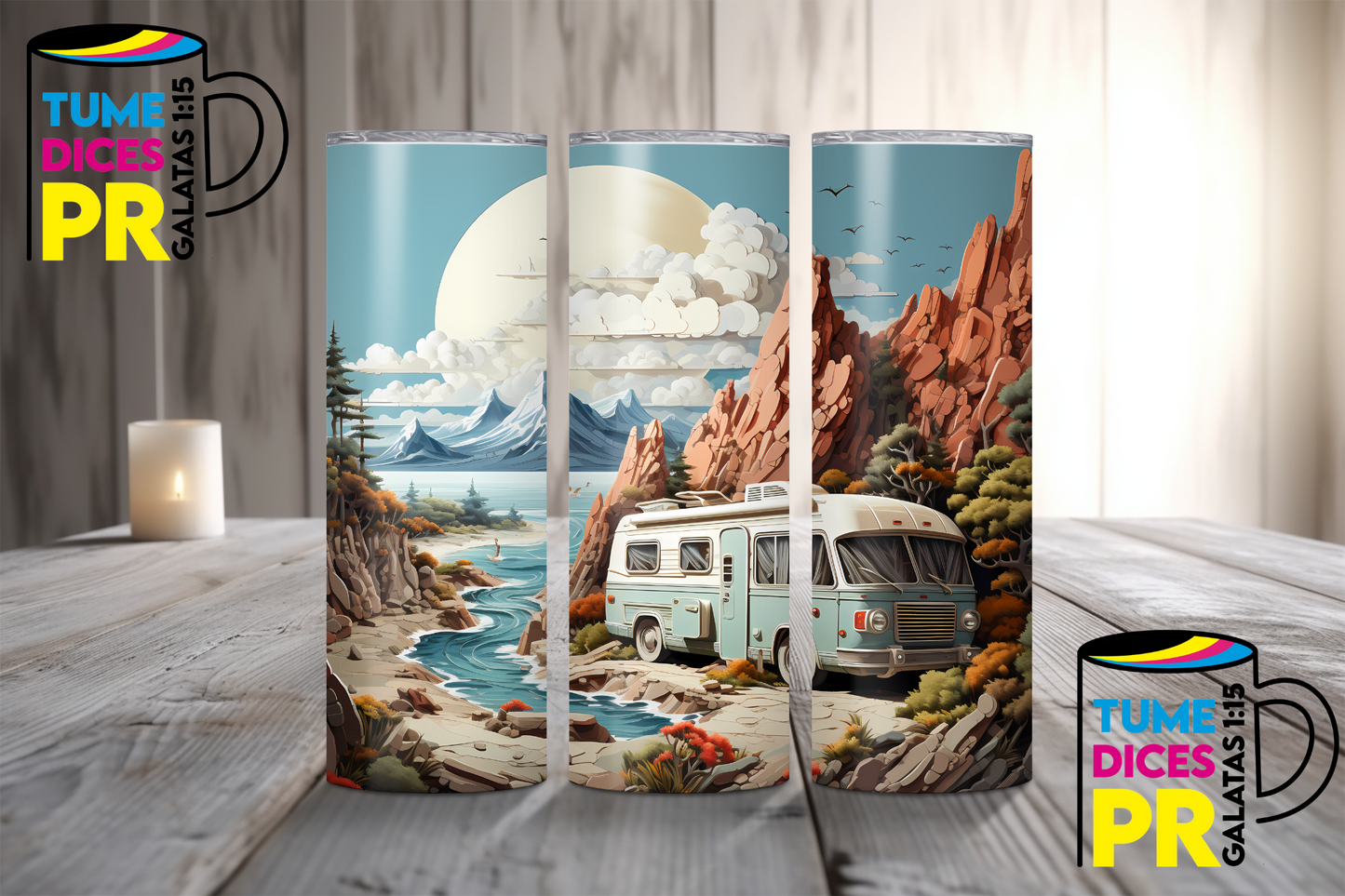 PAISAJES 2 Skinny Tumbler