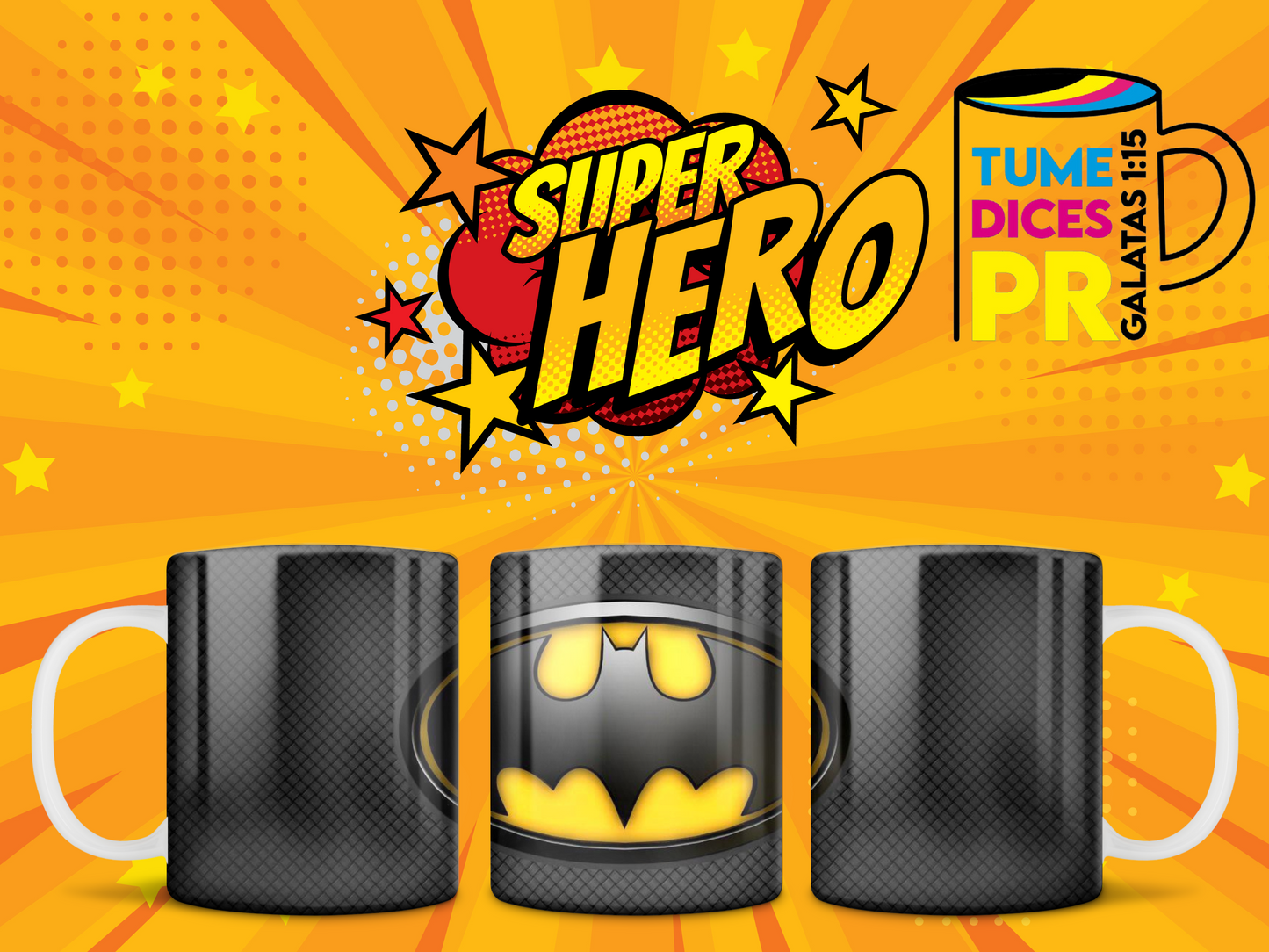 Taza Super Heroes 2