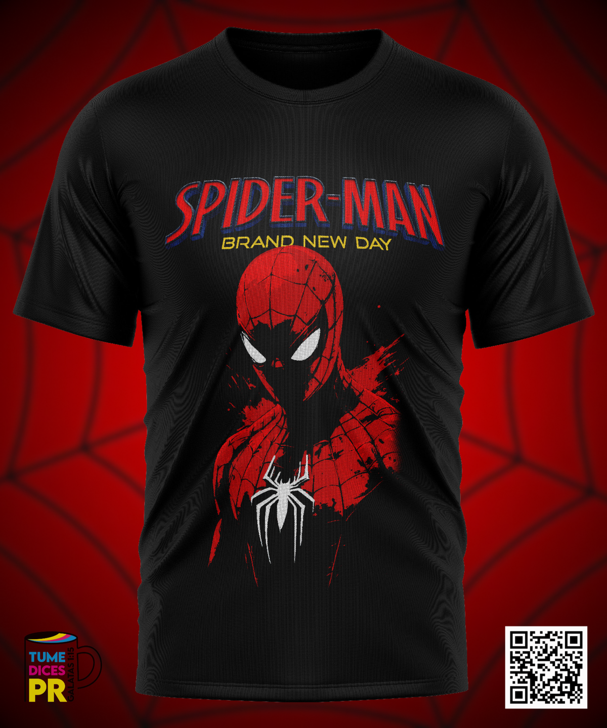 Camiseta SPIDERMAN 2 | Algodón y poliéster | Tallas S–XL