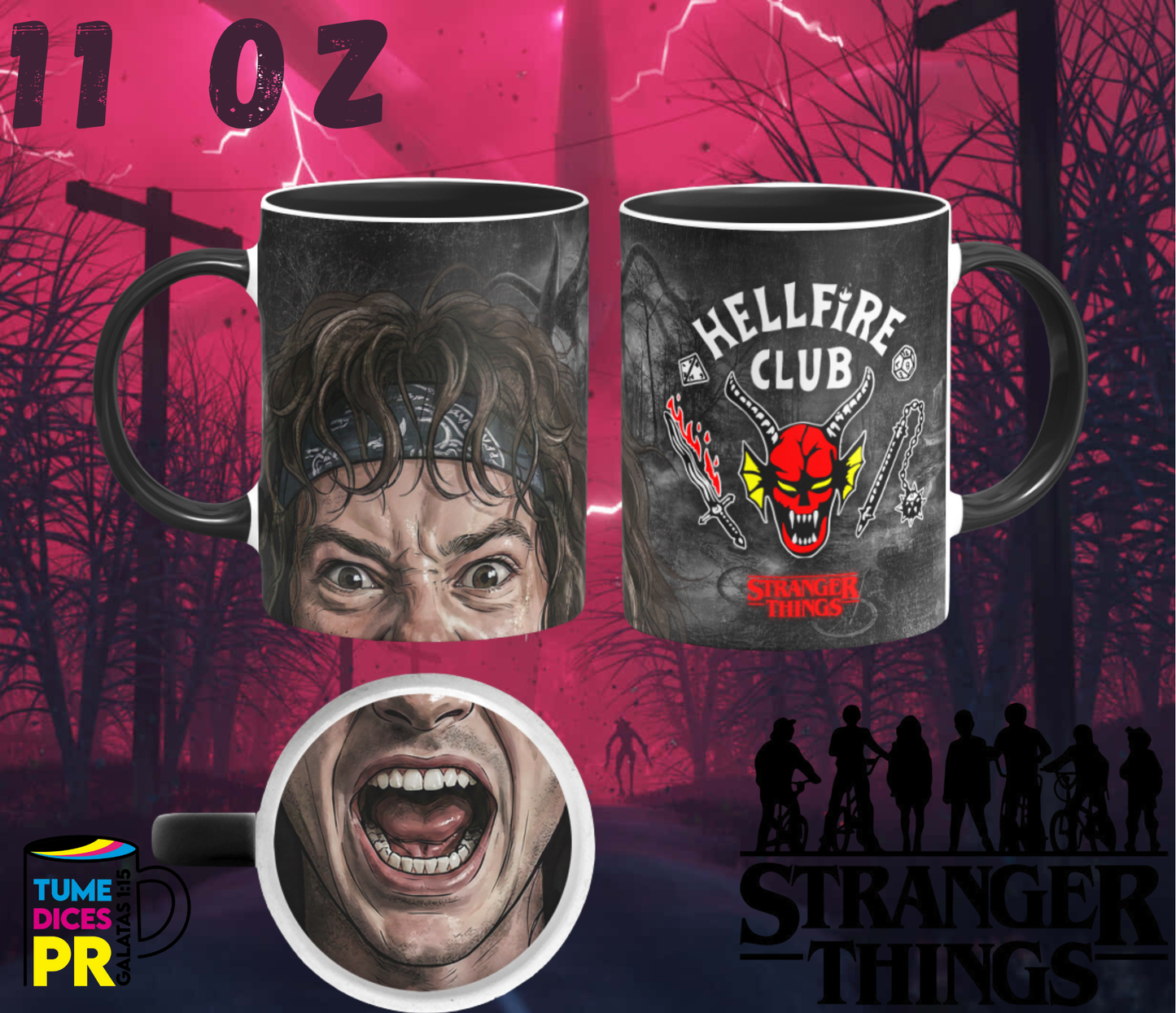 Taza STRANGER THINGS CON BOCA