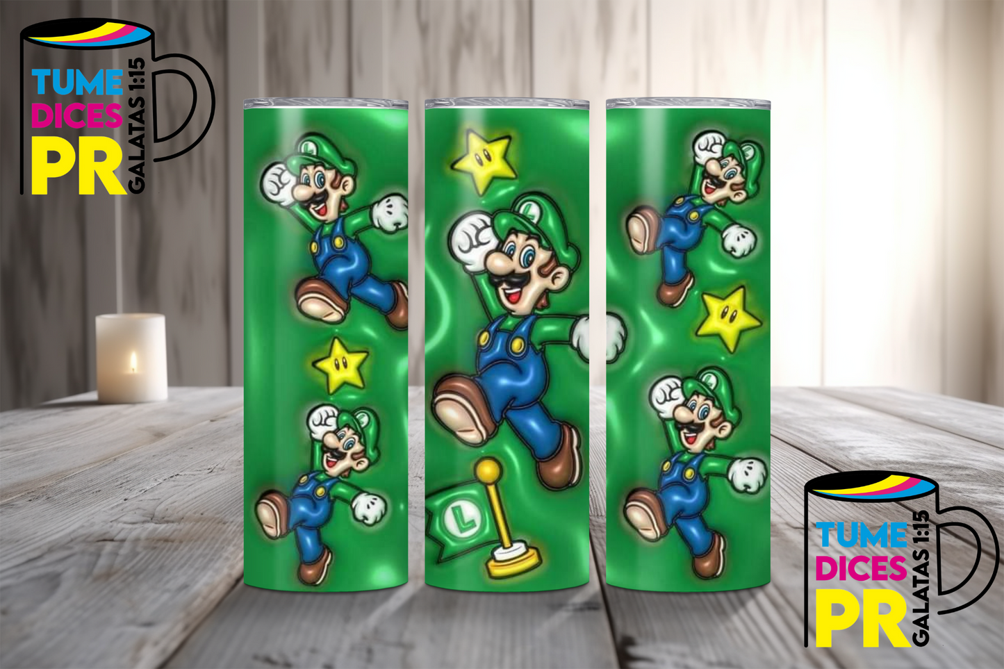 MARIO BROS Skinny Tumbler