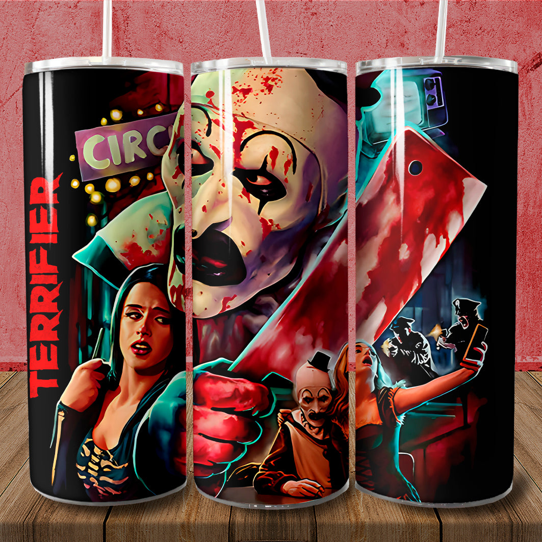 Terrifier Skinny Tumbler