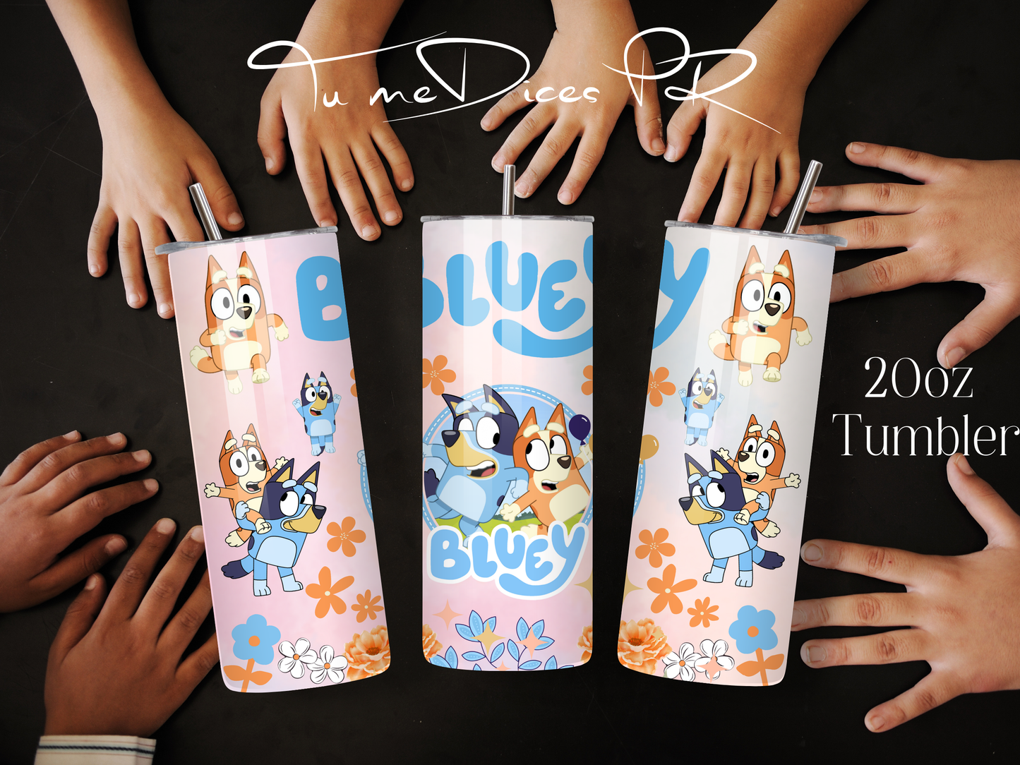 BLUEY Skinny Tumbler