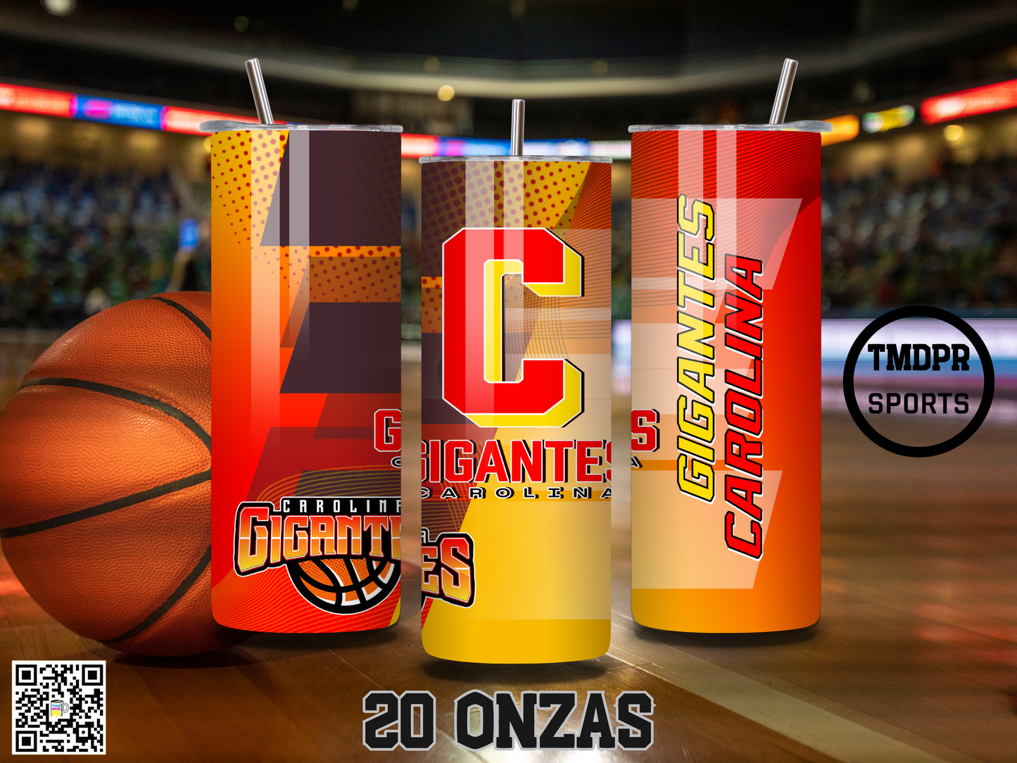 BSN Basketball Skinny Tumbler