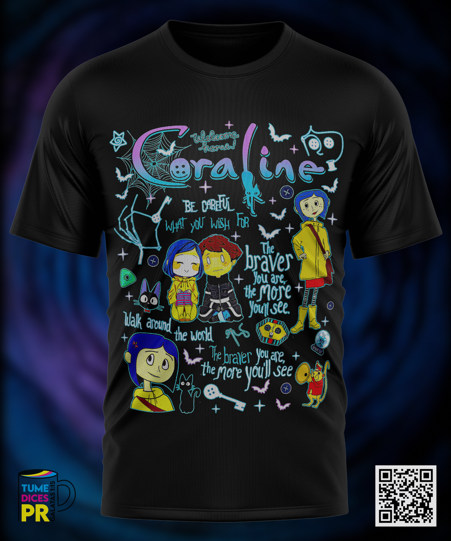 CORALINE Camisetas