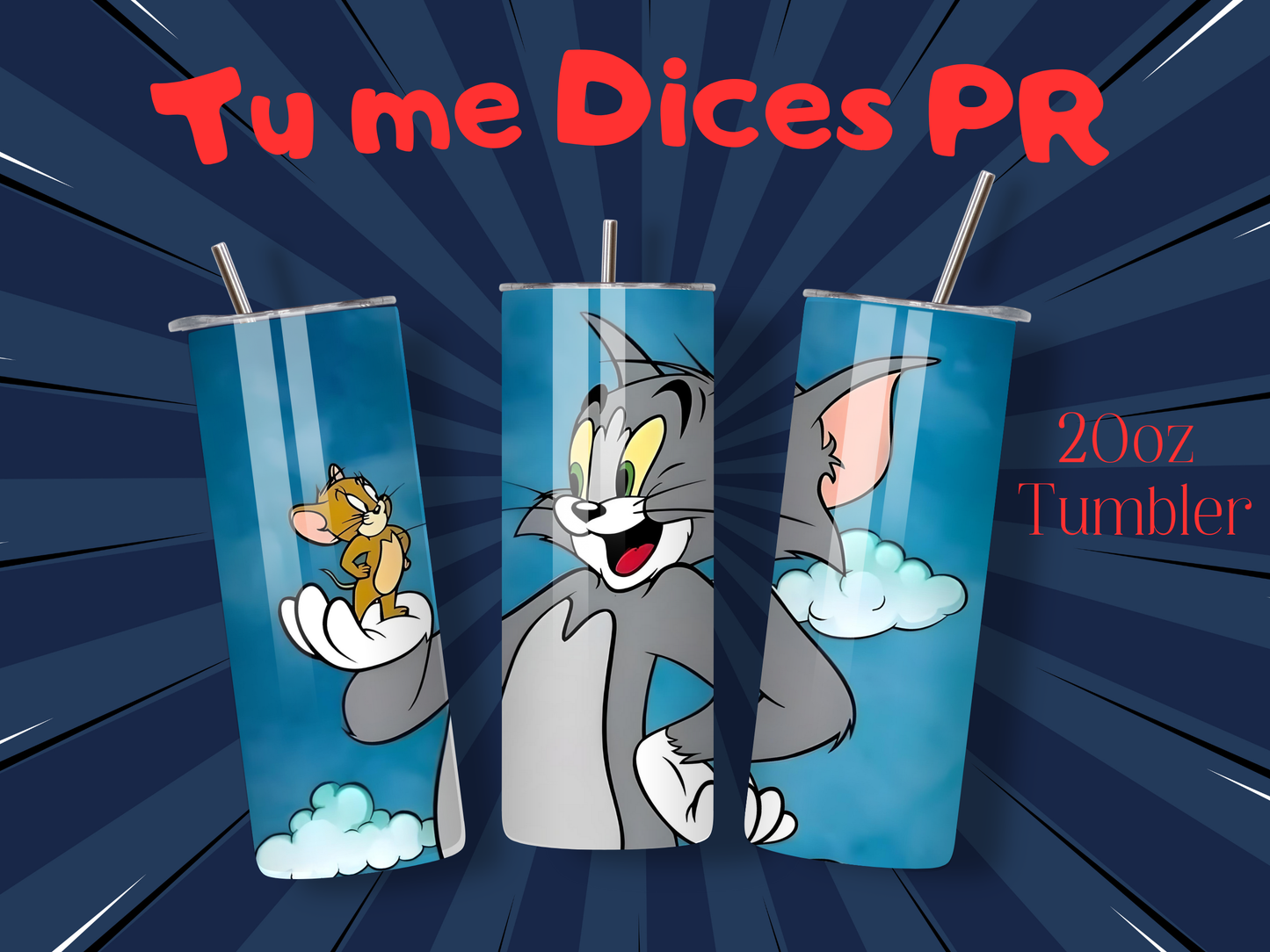 Tom & Jerry Skinny Tumbler
