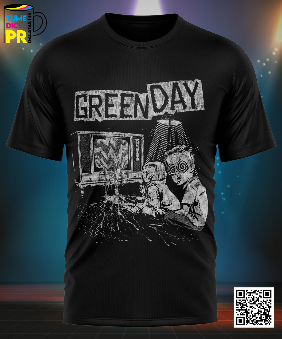 Camiseta GREEN DAY | Algodón y poliéster | Tallas S–XL