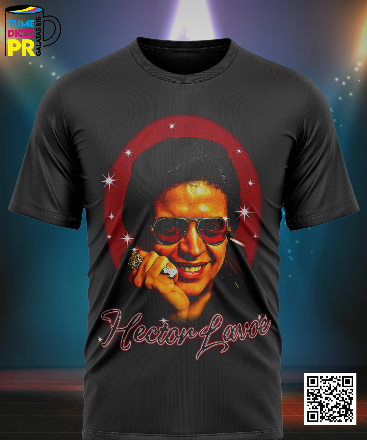 Camiseta HECTOR LAVOE | Algodón y poliéster | Tallas S–XL