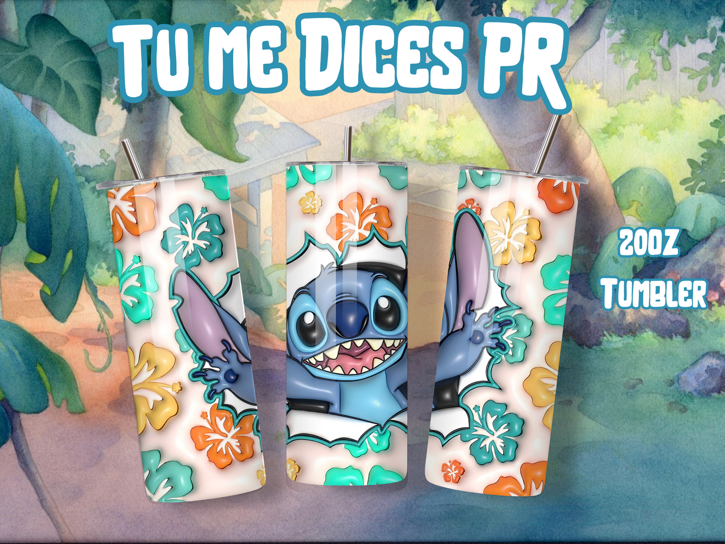 LILO & STITCH Skinny Tumbler