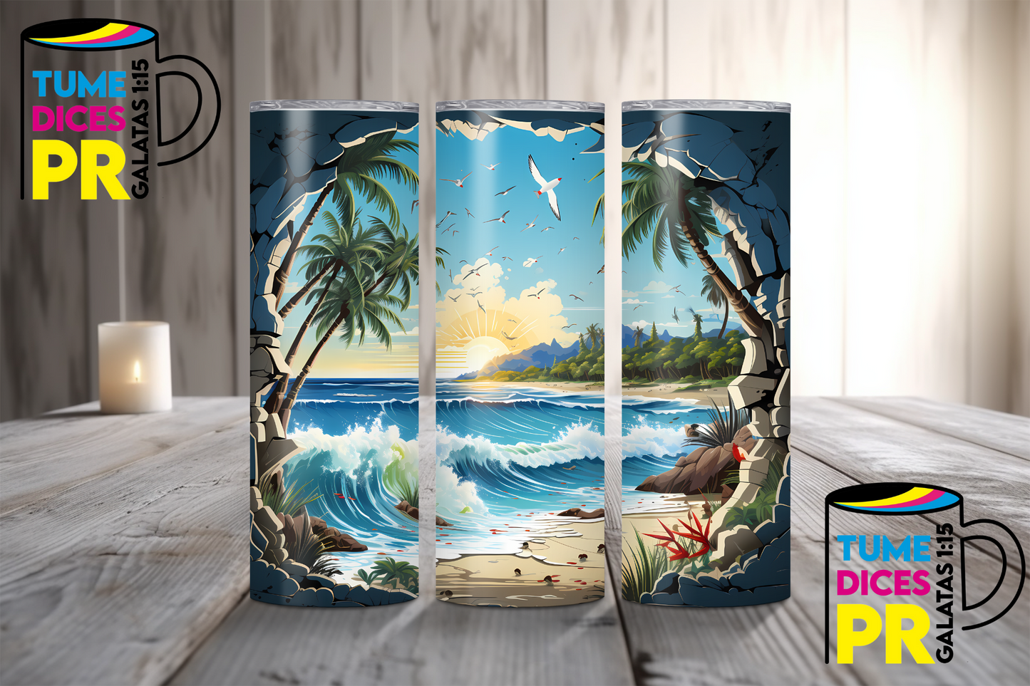 PAISAJES 2 Skinny Tumbler