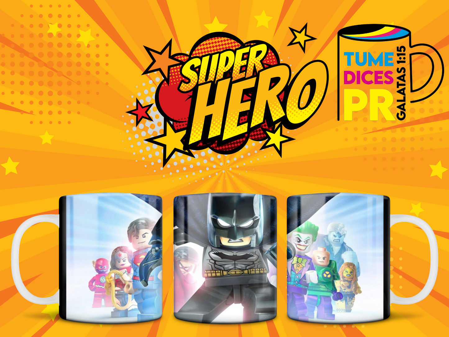 Taza Super Heroes 2