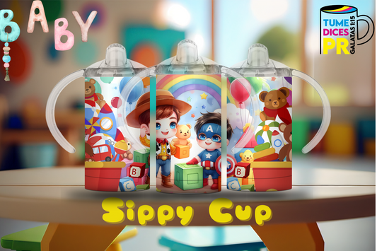 Sippy Cup Toy Story y Capitán América niños 12 oz | Acero inoxidable | Con sorbeto