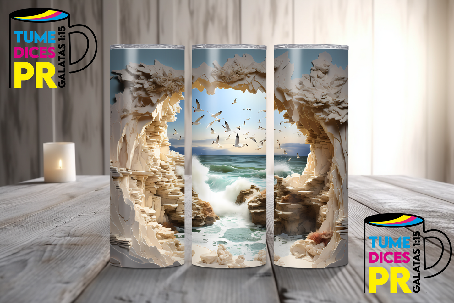 PAISAJES 2 Skinny Tumbler